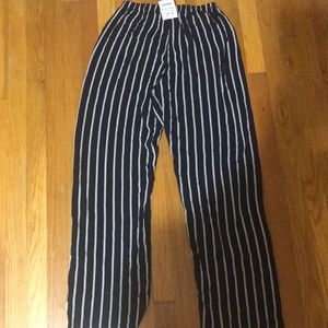 Brandy Melville Flowy Striped Pants